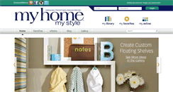 Desktop Screenshot of myhomemystyle.com