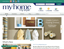 Tablet Screenshot of myhomemystyle.com